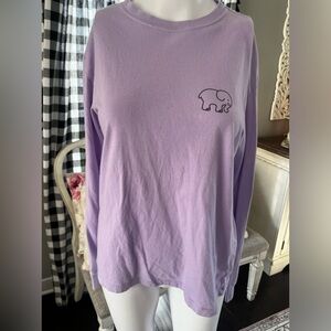 Ivory Ella long sleeved purple shirt
